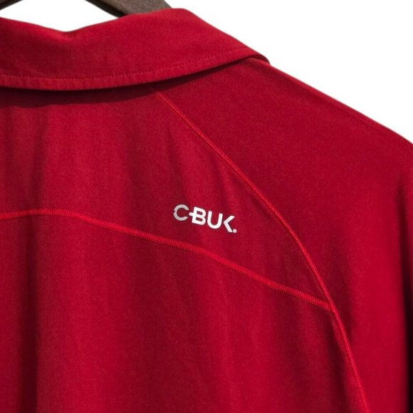 Cutter & Buck Red CBUK Grip Polo Shirt Sz L - Picture 7 of 11